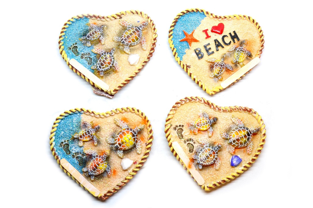 MAGNETE RESINA CUORE 4 COL ASS 