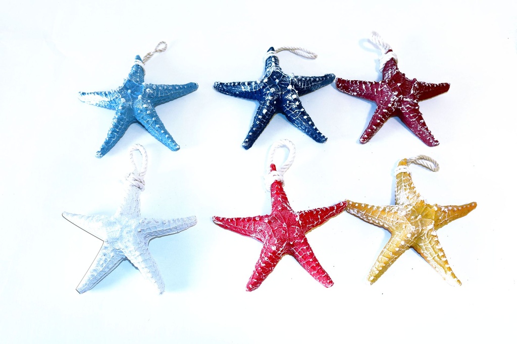 STELLA MARINA RESINA 13 CM 6 COL ASS 