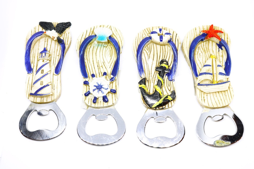 MAGNETE RESINA CIABATTA APRIBOTTIGLIE 4 COL ASS 