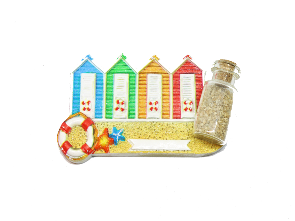 MAGNETE RESINA CABINE C/BOTTIGLIETTA 