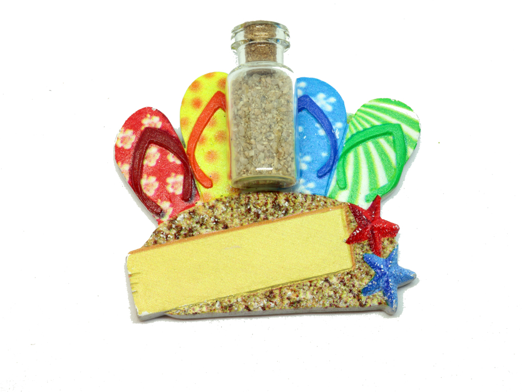 MAGNETE RESINA 4 INFRADITO C/BOTTIGLIETTA 