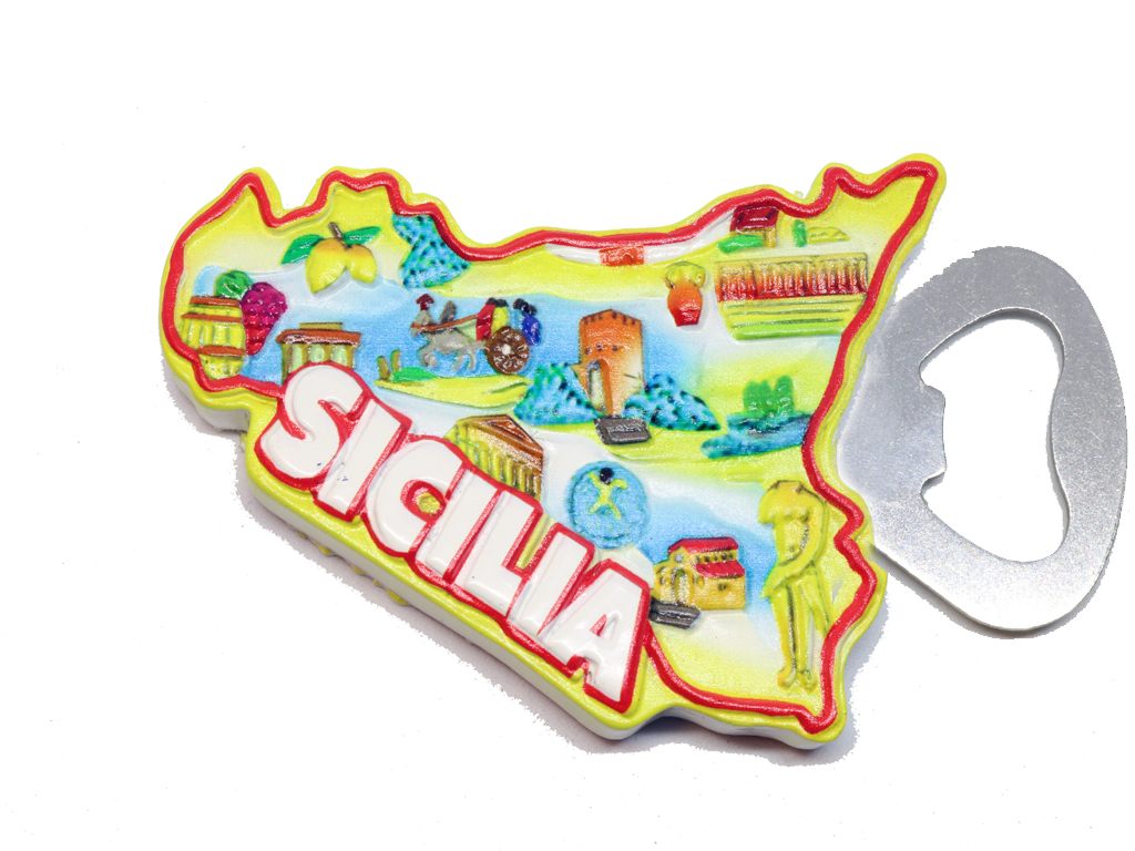 MAGNETE RESINA APRIBOTT SICILIA FORMA 