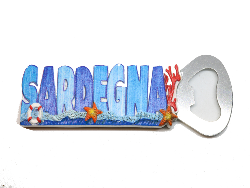 MAGNETE RESINA APRIBOTT SARDEGNA SCRITTA BLU 