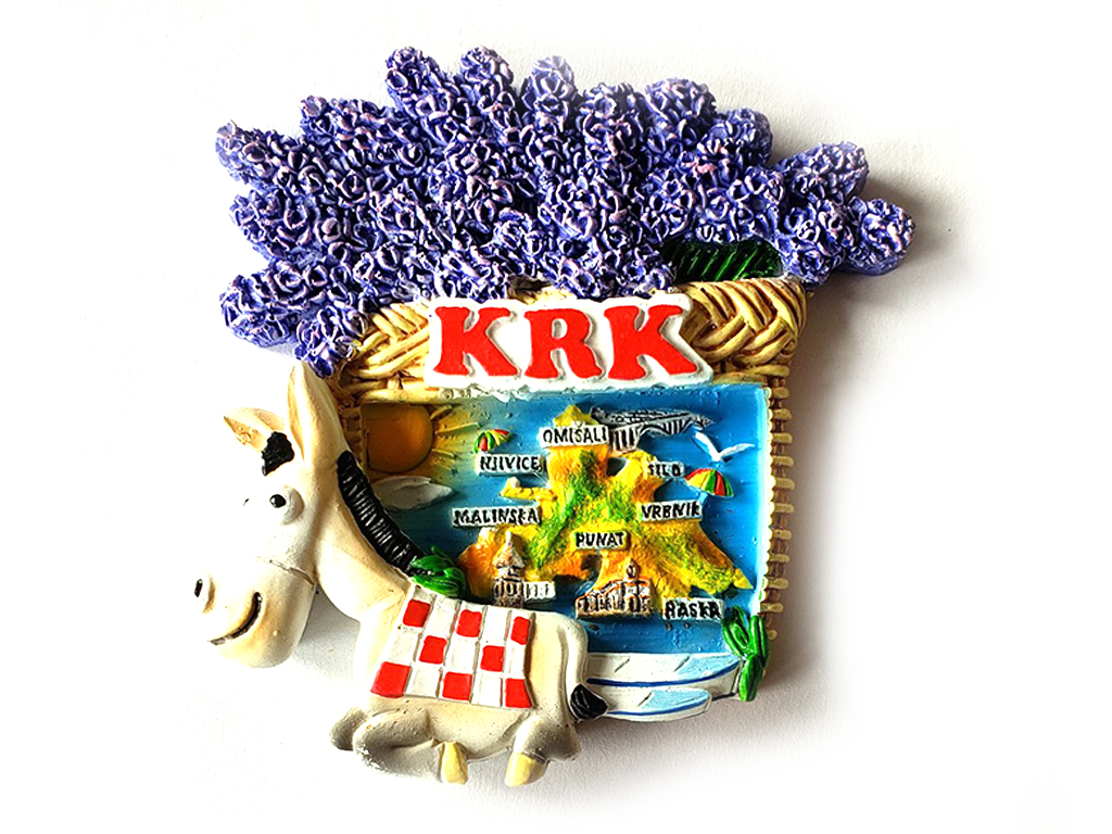 MAGNETE CESTINO LAVANDA E ASINO KRK 