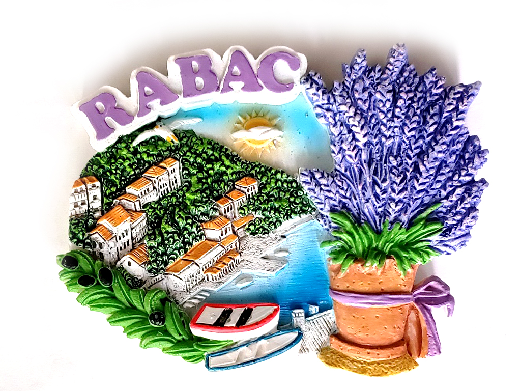 MAGNETE OVALE LAVANDA RABAC 