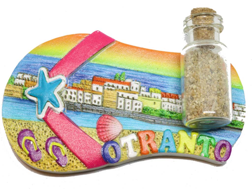 MAGNETE CIABATTA OTRANTO CON BOTTIGLIA 