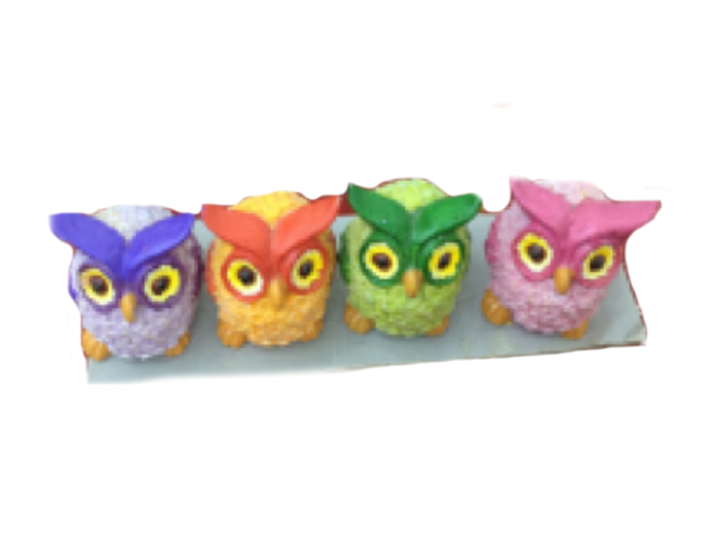 GUFI FIORI RESINA 4 COL ASS 3 CM 