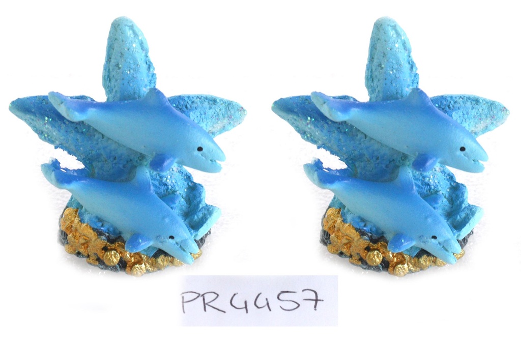 COPPIA DELFINI C/STELLA 4 MOD ASS 