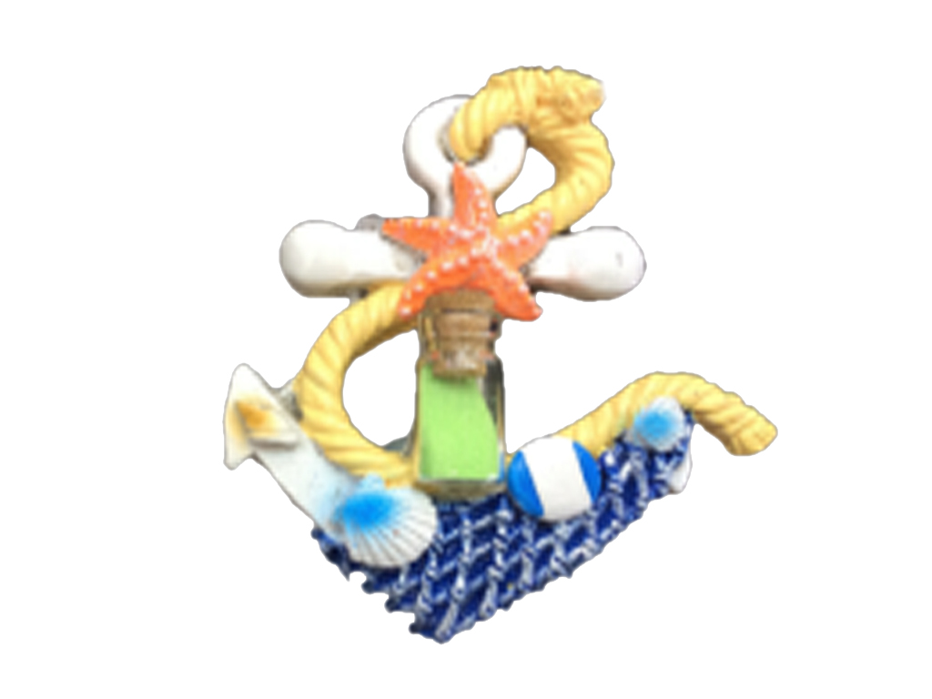 MAGNETE RESINA ANCORA C/BOTTIGLIA 