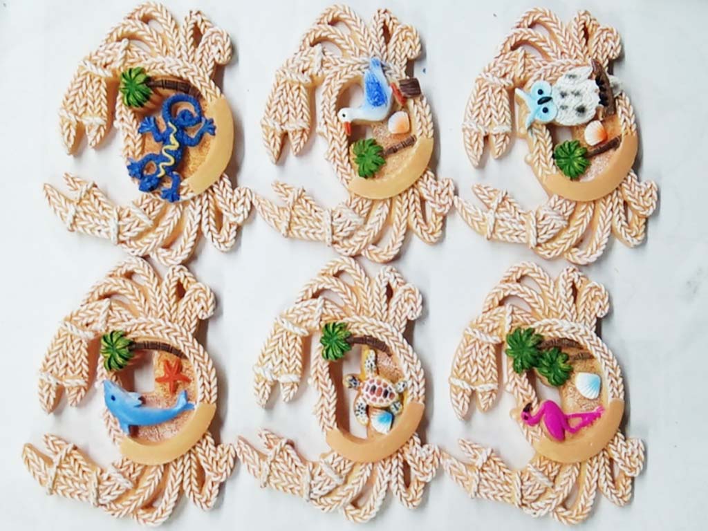 MAGNETE RESINA GRANCHIO 6 ASS 