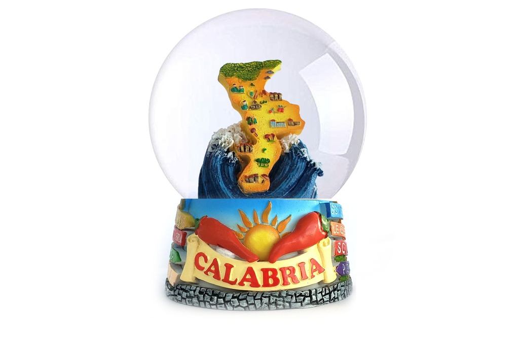 BOLLA NEVE CALABRIA MAPPA 65 MM 
