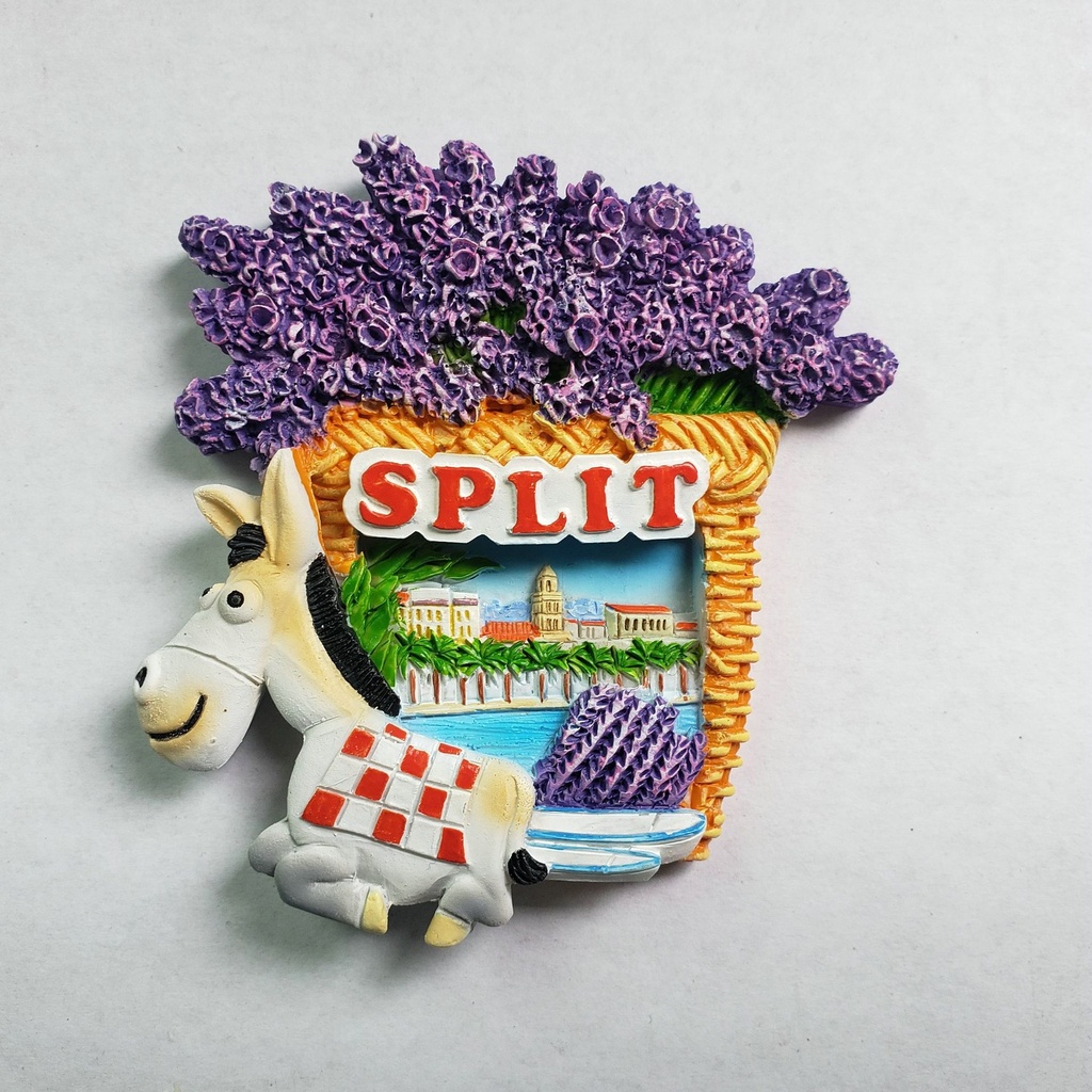 MAGNETE CESTO LAVANDA C/ASINO SPLIT 