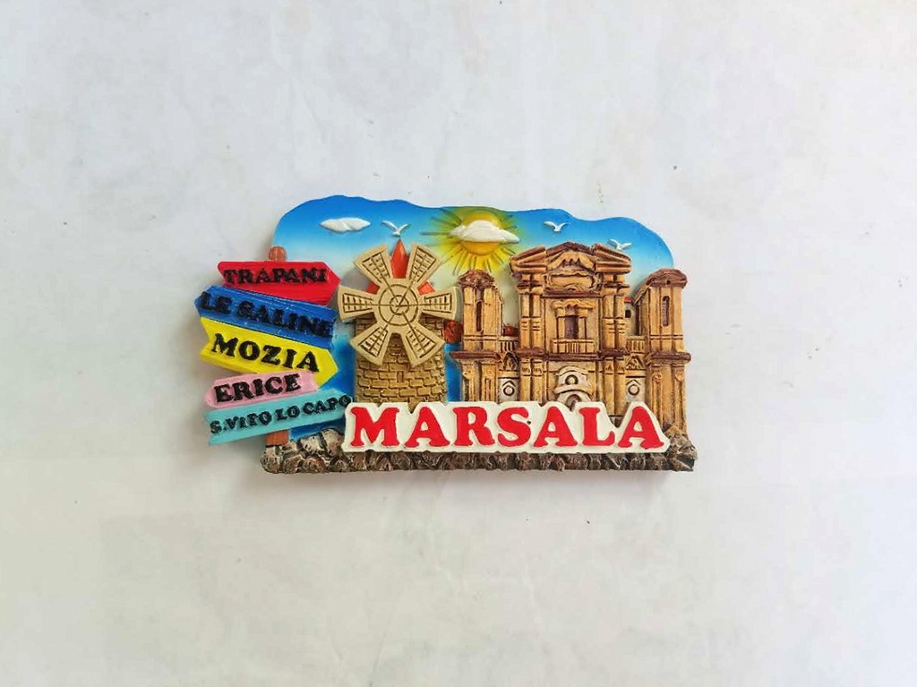 MAGNETE MULINO+CARTELLI MARSALA 