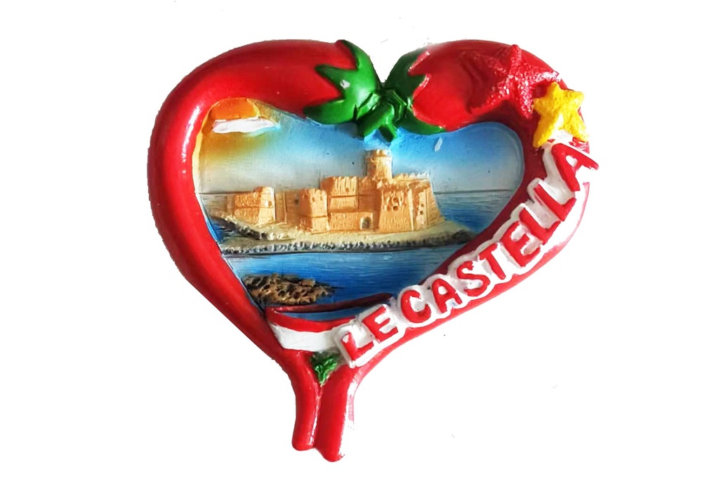 MAGNETE RESINA CUORE LE CASTELLA 