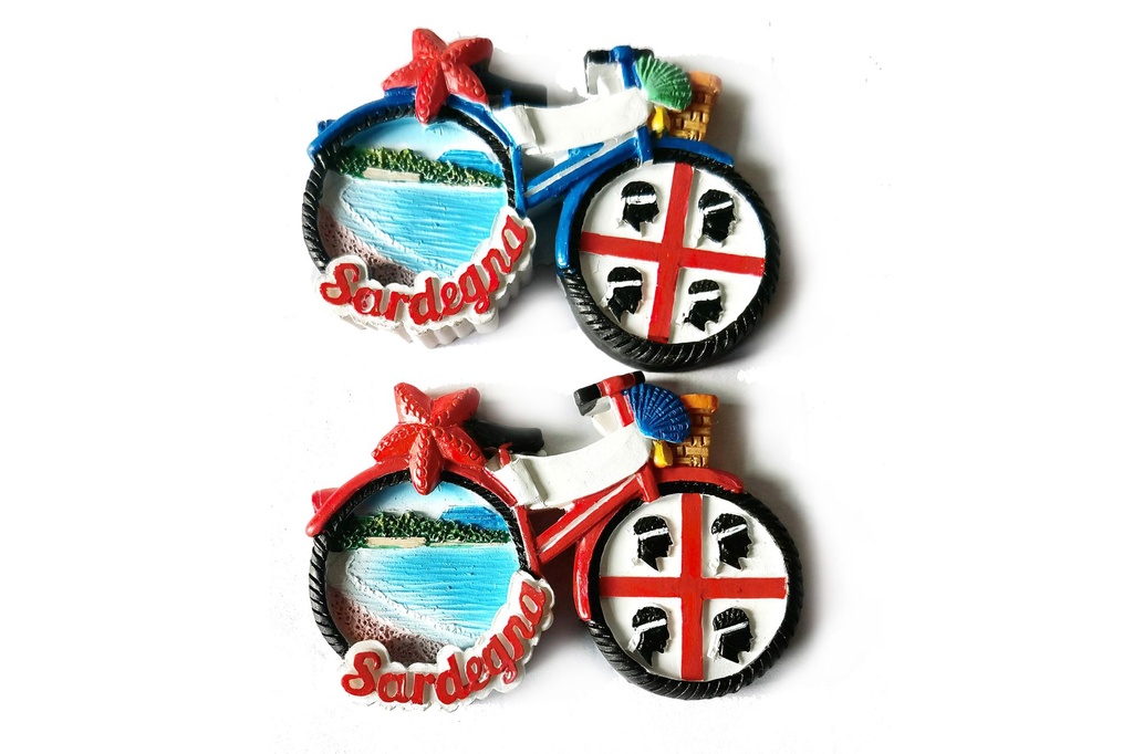 MAGNETE RESINA BICICLETTA SARDEGNA 