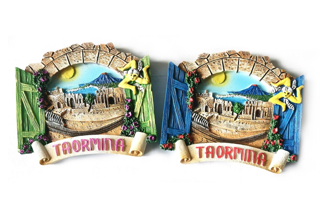 MAGNETE RESINA FINESTRA TAORMINA ASS 