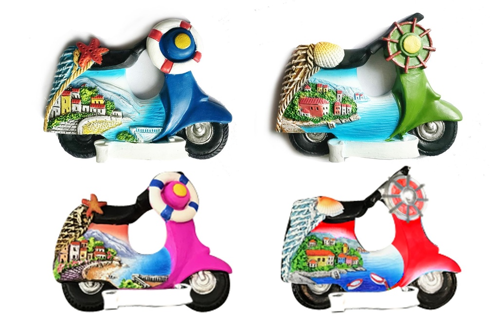 MAGNETE RESINA MOTORINO 4 ASS 