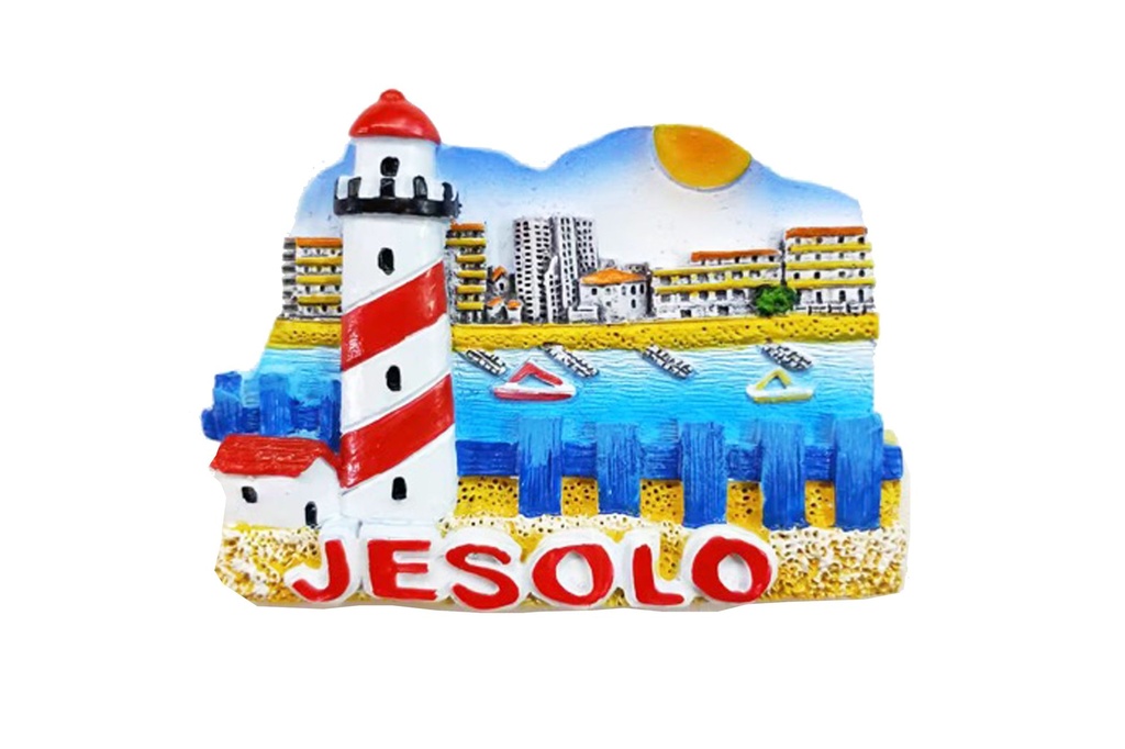 MAGNETE RESINA VEDUTA OMBRELLONE JESOLO 
