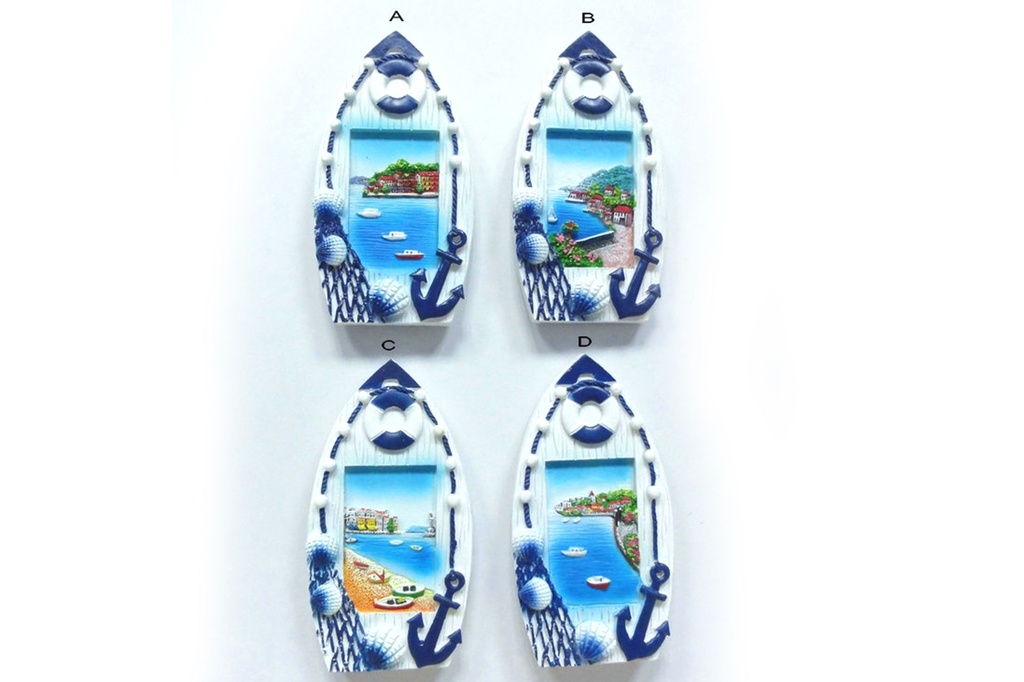 MAGNETE RESINA BARCA VEDUTA 4 MOD 