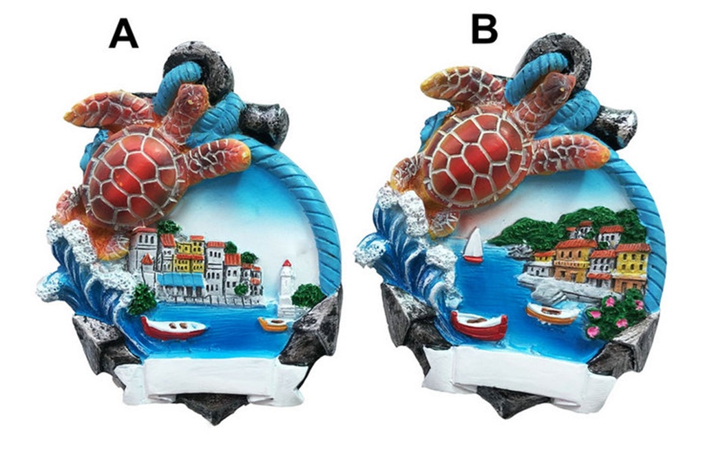 MAGNETE RESINA TARTARUGA VEDUTA 4 MOD 