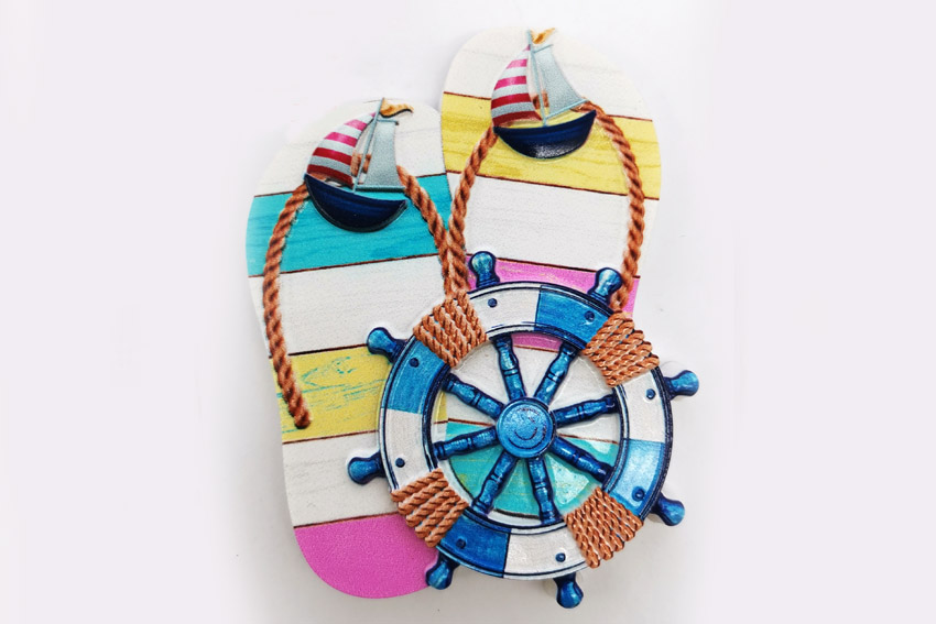 MAGNETE RESINA DOPPIA CIABATTA 