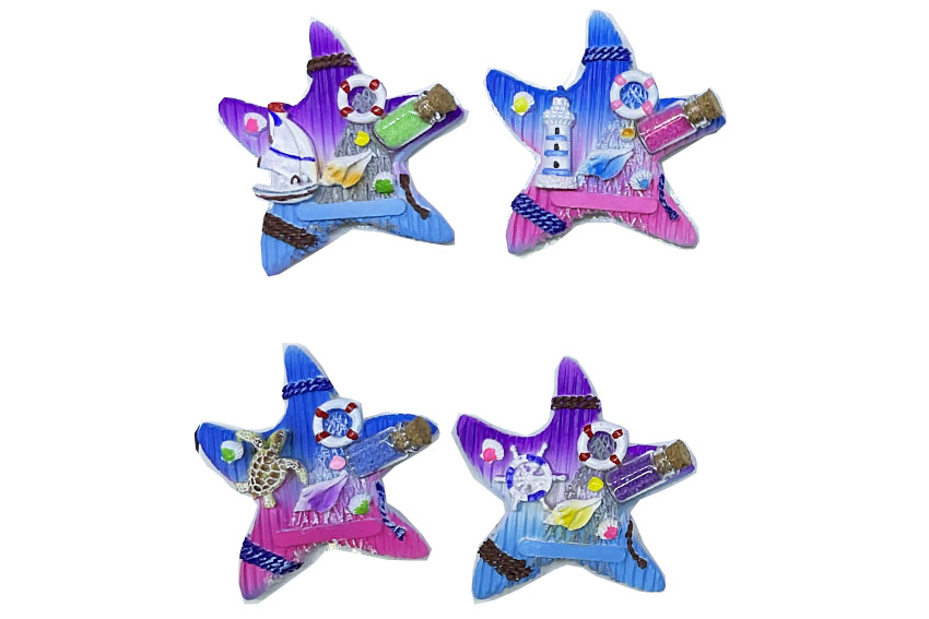 MAGNETE RESINA STELLA C/BOTT 4 MOD 