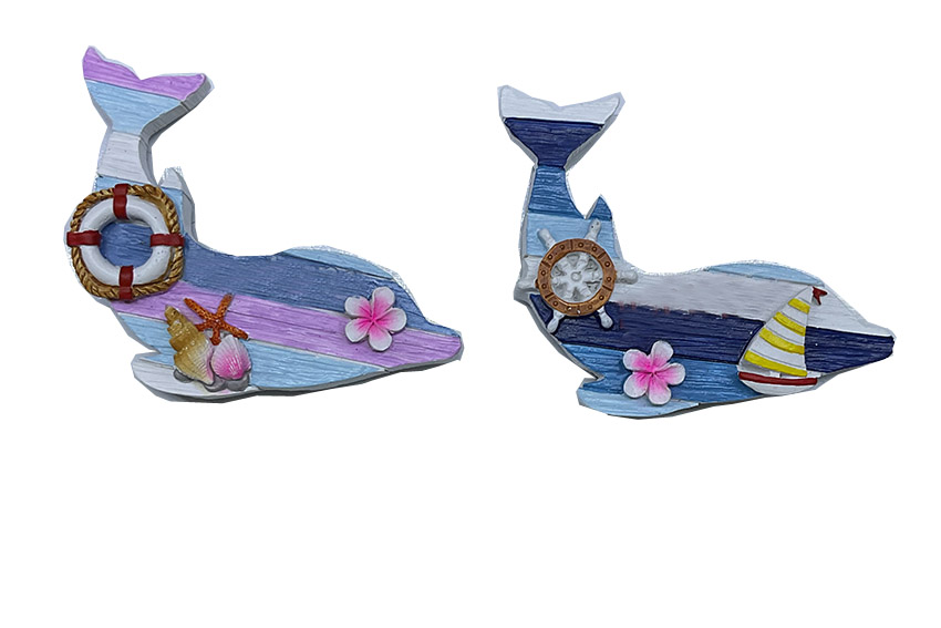 MAGNETE RESINA DELFINI PASTELLO 4 MOD 