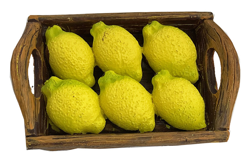 MAGNETE RESINA CESTO LIMONI RETT 