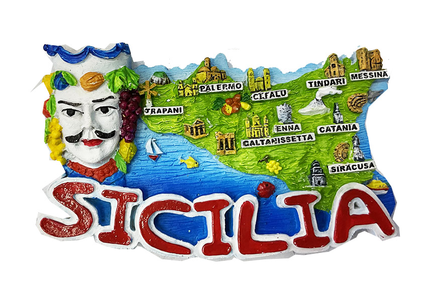 MAGNETE RESINA ISOLA SICILIA 