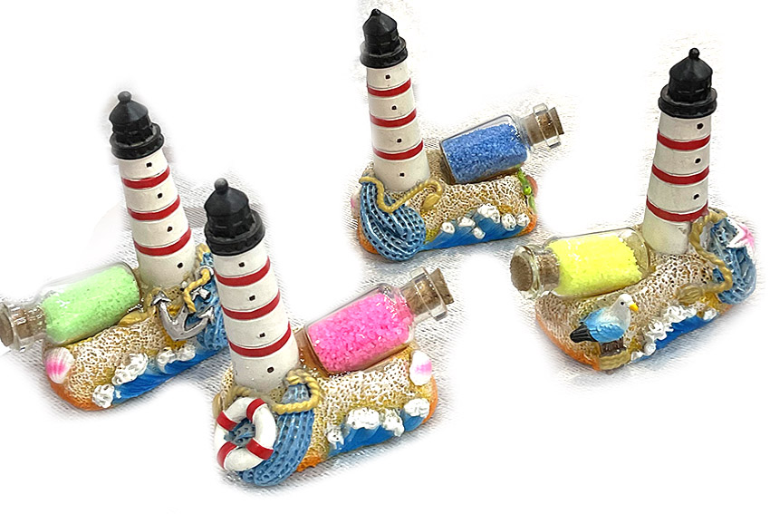 BOTTIGLIETTA RESINA CON FARO 