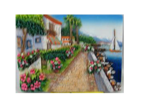 VEDUTA RESINA SU TRESPOLO 9.5*6.8 CM 