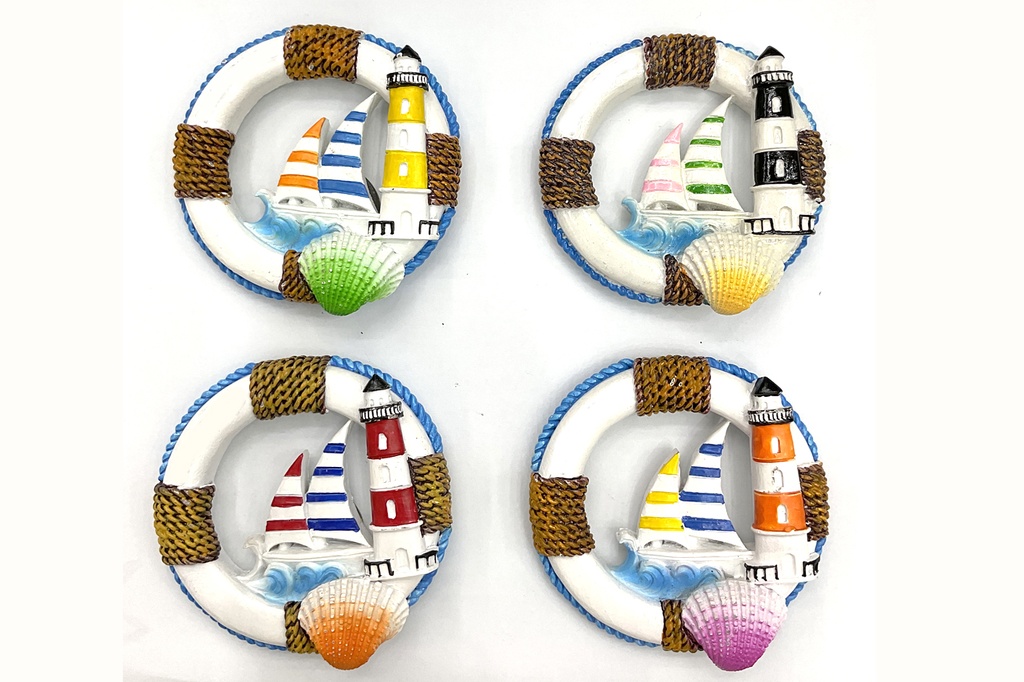 MAGNETE SALVAGENTE C/BARCA RESINA 