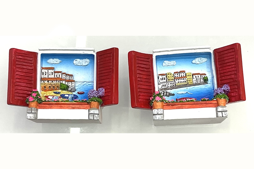 MAGNETE RESINA FINESTRA C/VEDUTA 