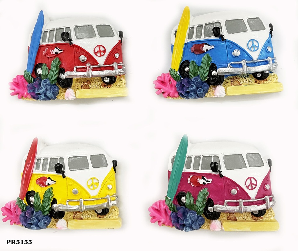 MAGNETE RESINA BUS CON SURF 4 COL ASS 