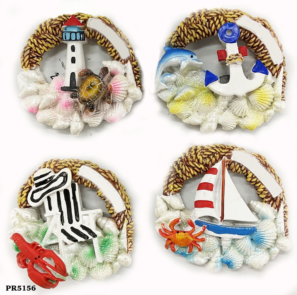 MAGNETE RESINA TONDO CORDA 4 MOD ASS 