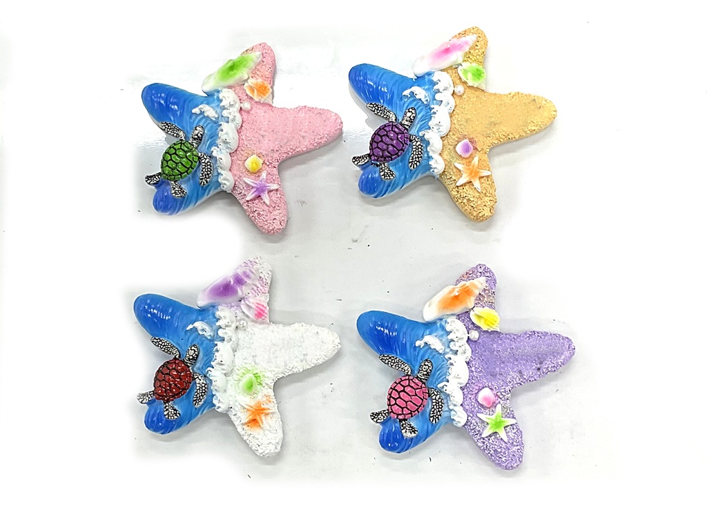 MAGNETE RESINA STELLA MARINA 4 COL ASS 