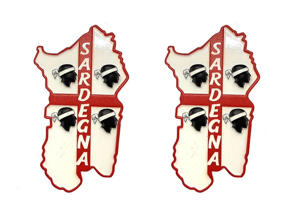 MAGNETE RESINA ISOLA SARDEGNA 4 MORI 