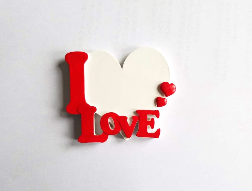 MAGNETE RESINA I LOVE 