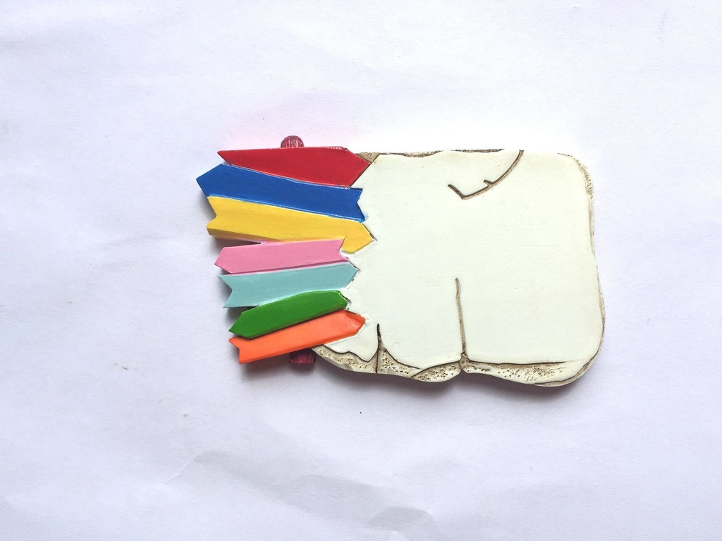 MAGNETE RESINA DA PERS. SEGNALI ORIZZONTALI 