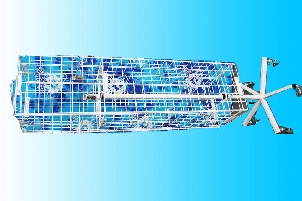 ESPOSITORE DA TERRA FORATO 4 LATI MET H160*30*30ME 