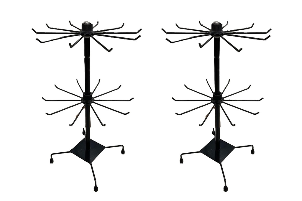 ESPOSITORE MET DA BANCO 2 GIOSTRE GIR H 45 CM 