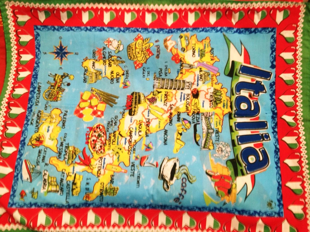 CANOVACCIO ITALIA 100% COTONE 60x75cm 