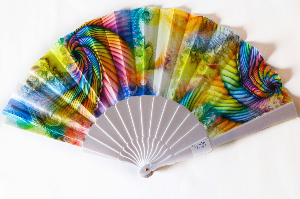 VENTAGLIO STOFFA 4 DISEGNI ASS 