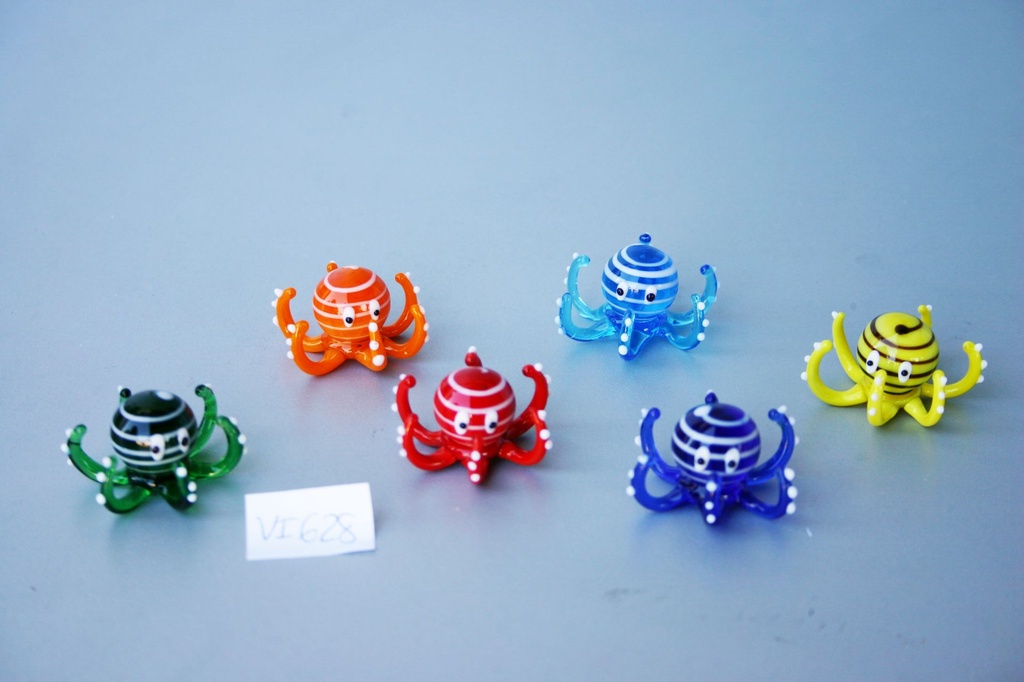 CONFEZIONE POLIPO VETRO 6 PZ 