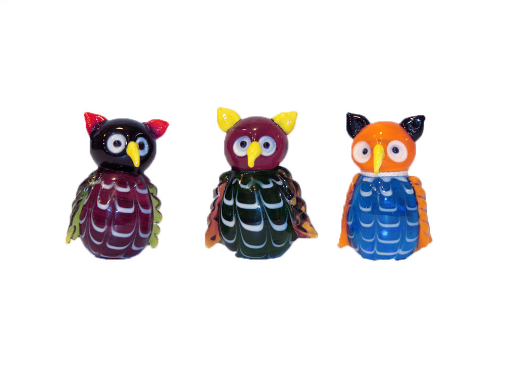 CONFEZIONE GUFI VETRO 3 COL ASS 