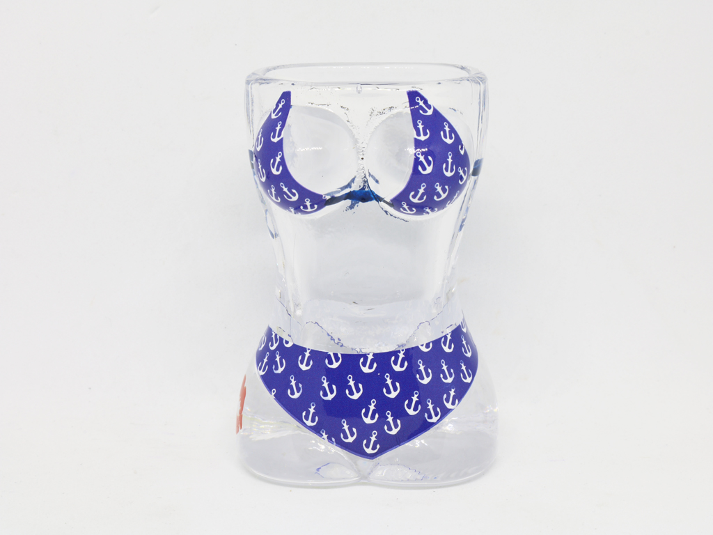 SHOT GLASS VETRO BIKINI GENERICO SOGG MARINI 