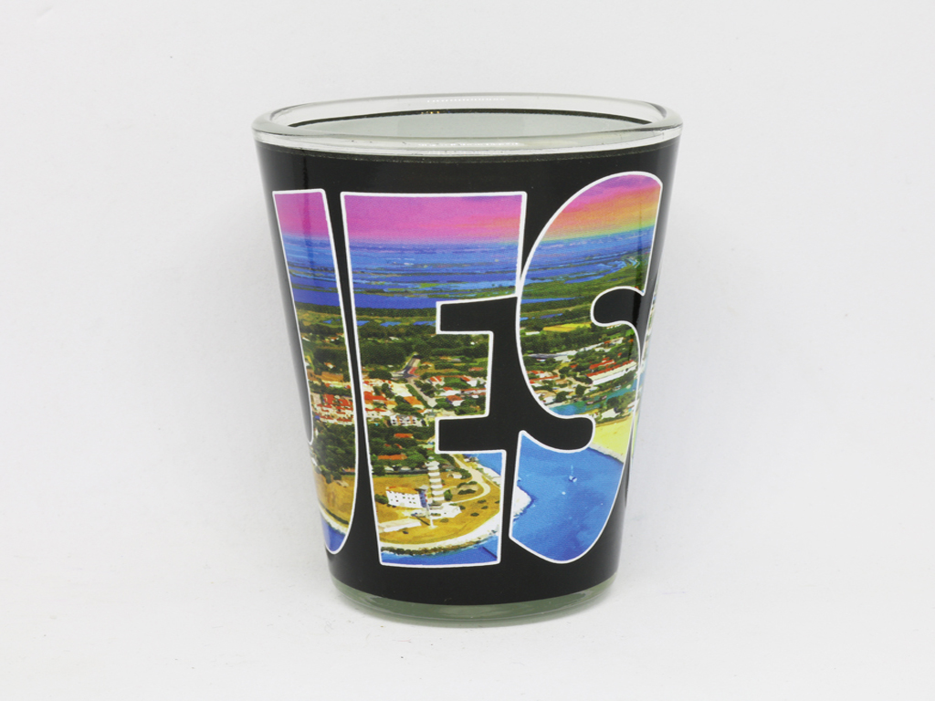 SHOT GLASS VETRO 10OZ NERO JESOLO 