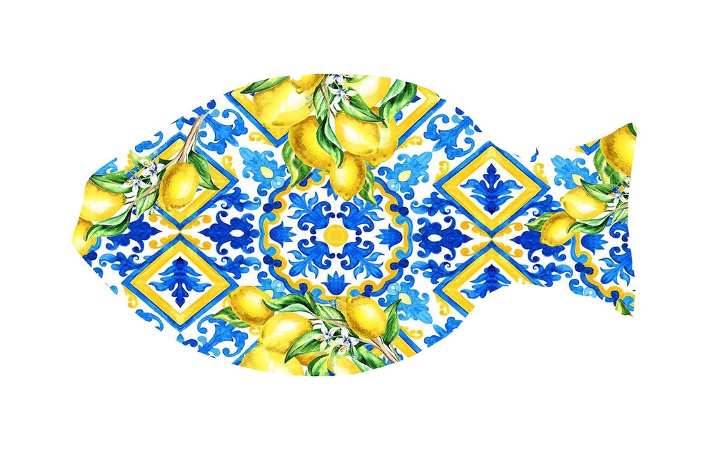 PIATTO VETRO PESCE MAOIL LIM 11.7*21*4.5 CM 