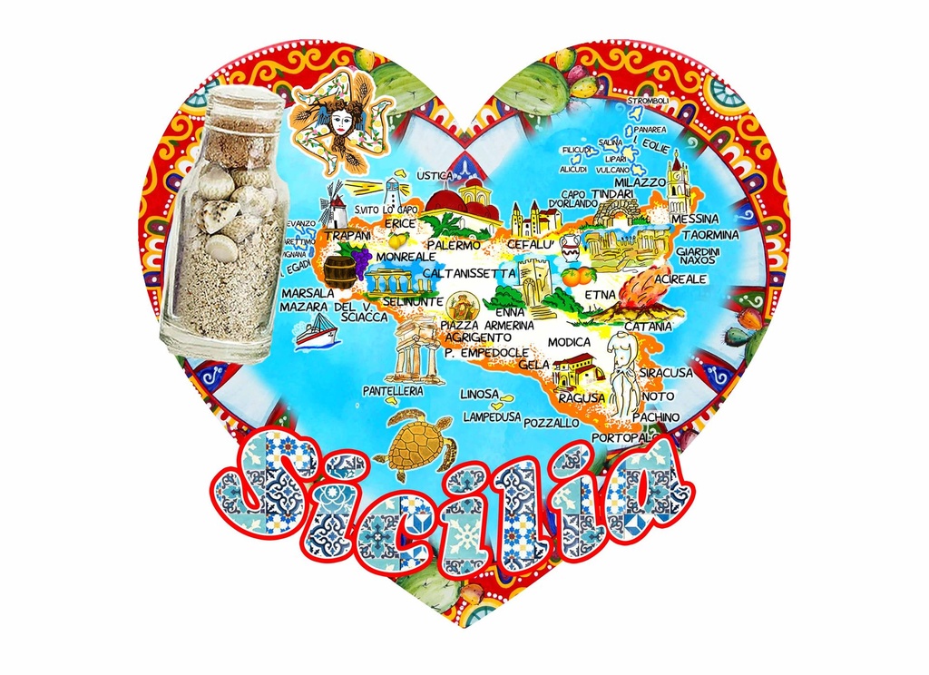 MAGNETE EPOXY SICILIA CUORE 