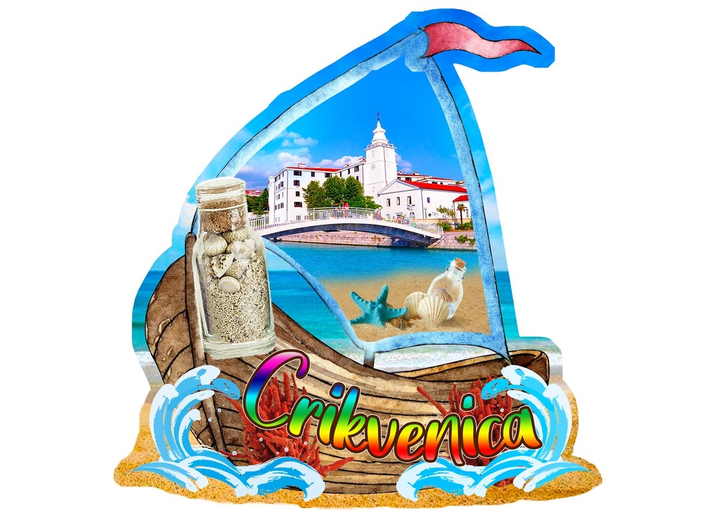 MAGNETE EPOXY BARCA CRIKVENICA 